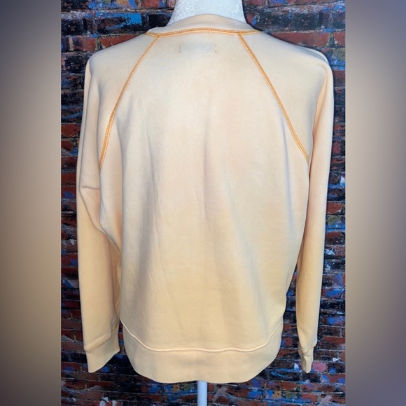 American Eagle Crewneck Sport Graphic Pullover Crop Ombre’ Sweatshirt Size Large - Picture 3 of 4